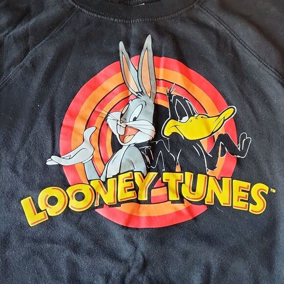 Looney Tunes sweatshirt Juniors Large or regular Small - Picture 2 of 6